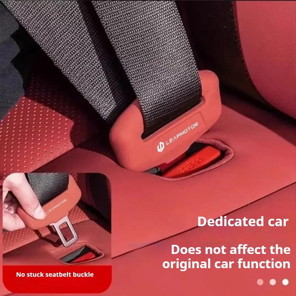 Fit For LEAPMOTOR T03 B10 C11 C01 Seat Belt Buckle Cover Clip Car Interior Modification