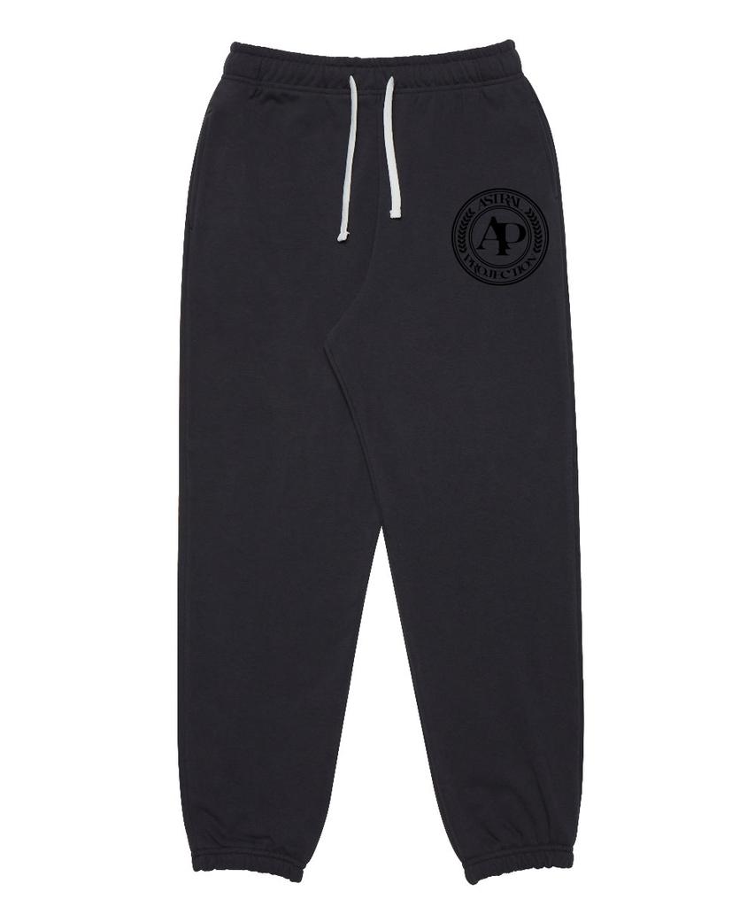 ASTRAL PROJECTION Sporty Emblem Comfortable Training Sweat Jogger Pants_Charcoal