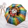 1 PC Automatic Folding Umbrella - Cartoon Pattern, Portable & Foldable Design with 8 Ribs, Christmas Birthday Gifts