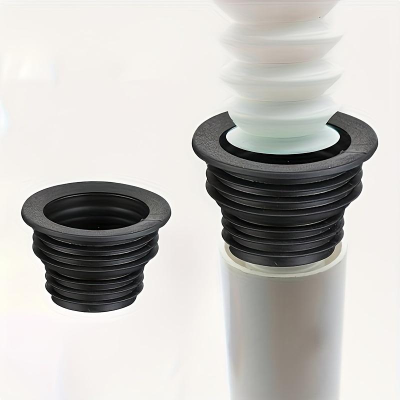 3pcs Anti-Odor Retractable Drain Ring 1pc Raw Rubber Tape Leak-proof and Odor-proof Sealing Ring
