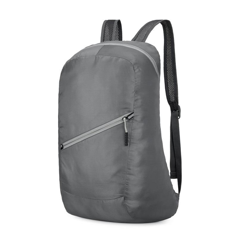 Ultrathin Outdoor Sports Backpack Ultra Lightweight Portable Storage Bag Dacron Solid Unisex Travel Bags Waterproof Wear-resistant Foldable Rucksack