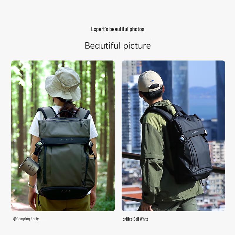 LEVEL8 Light Travel 17.3-inch Laptop Backpack