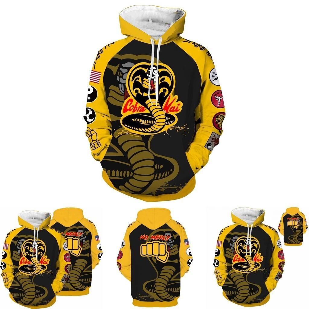 The Karate Kid Cobra Kai Hoodie 3d Animation Weich Bequem Cosplay Pullover