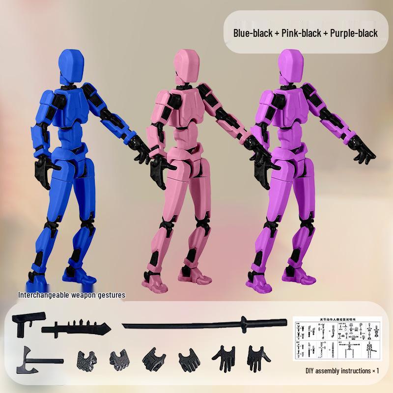 Multi-Joint Posable Robot Mannequin - Decompression Toy