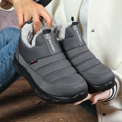 Cotton Shoes Winter Women's Cotton Boots New Velvet Thickened Women's Shoes Casual Warm Mother Shoes Snow Boots