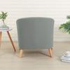 Stretch Tub Chair Cover Elastic Printed Armrest Club Bar Study Chair Cover Durable Washable