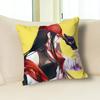 Y-Yi Xi Singer M-Meat Girl Pillow Cases for Bedroom Living Room Sofa Home Decor Polyester Cushion Cover with Zipper