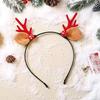 Christmas Elf Antler Bell Headband - Festive Cartoon Fairy Style for Holiday Parties