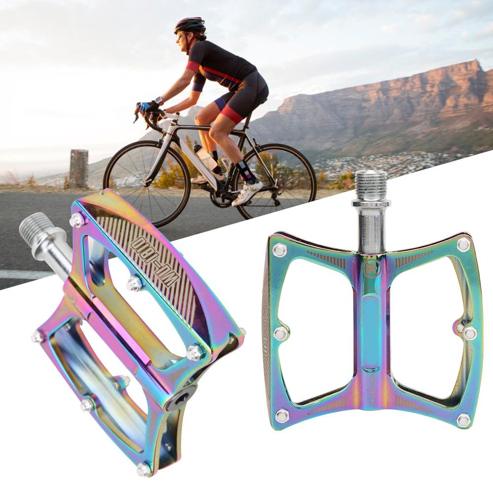 Mountain Bike   Accessories Left Right Non-slip Aluminum Alloy Bearing Pedals(Multiple Colors )