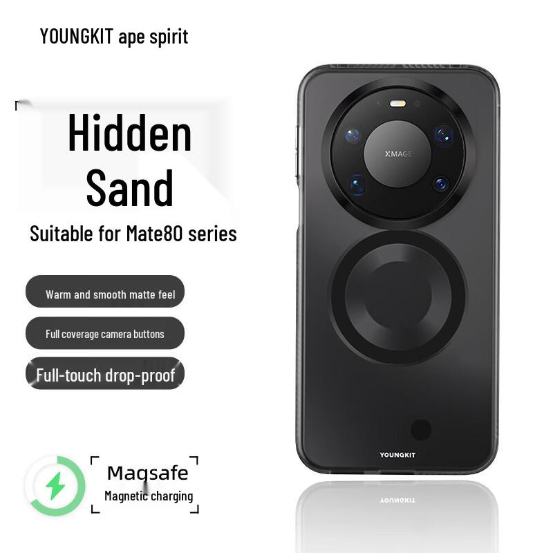 Yuanqi  Hidden Sand  Magnetic Matte Case for Huawei Mate 80 Pro Max Huawei Mate 80 Pro Max