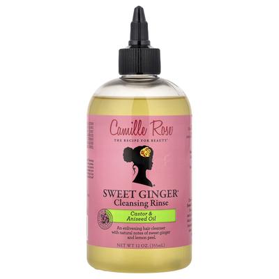 Camille Rose, Sweet Ginger®, Rinçage Nettoyant, Huile de Ricin et de Graines d'Anis, 355 ml (12 onces)