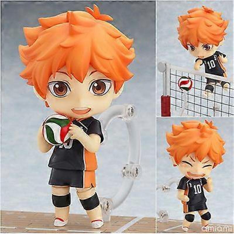 Q-Version Ton Volleyball Junge Oikawa Toru Hinata Shoyo Kageyama Tobio bewegliche Gesichtswechselnde Figur Ornamente