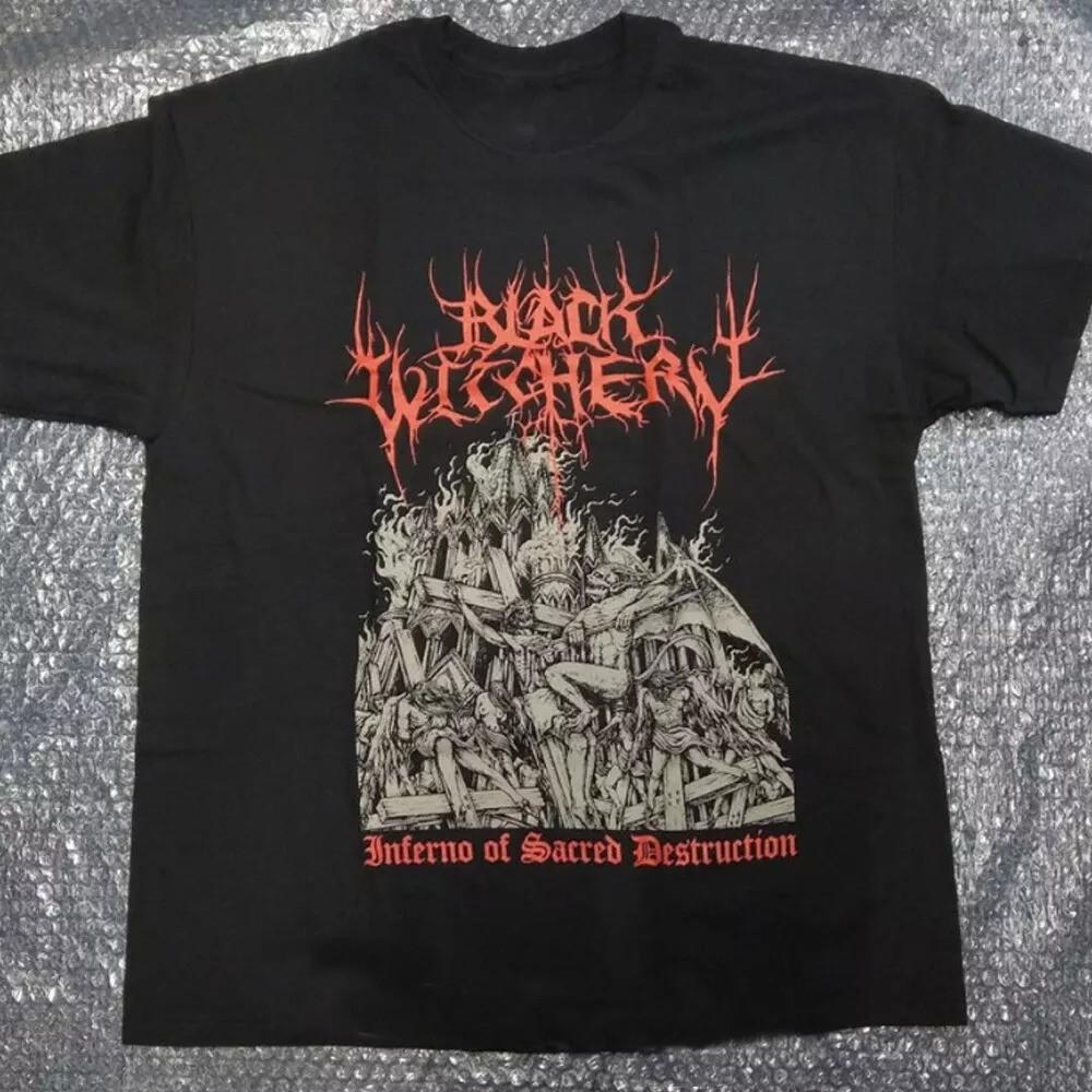BLACK WITCHERY Inferno of Sacred Destruction Cotton Unisex S-5XL Shirt NW02_339 S разноцветный