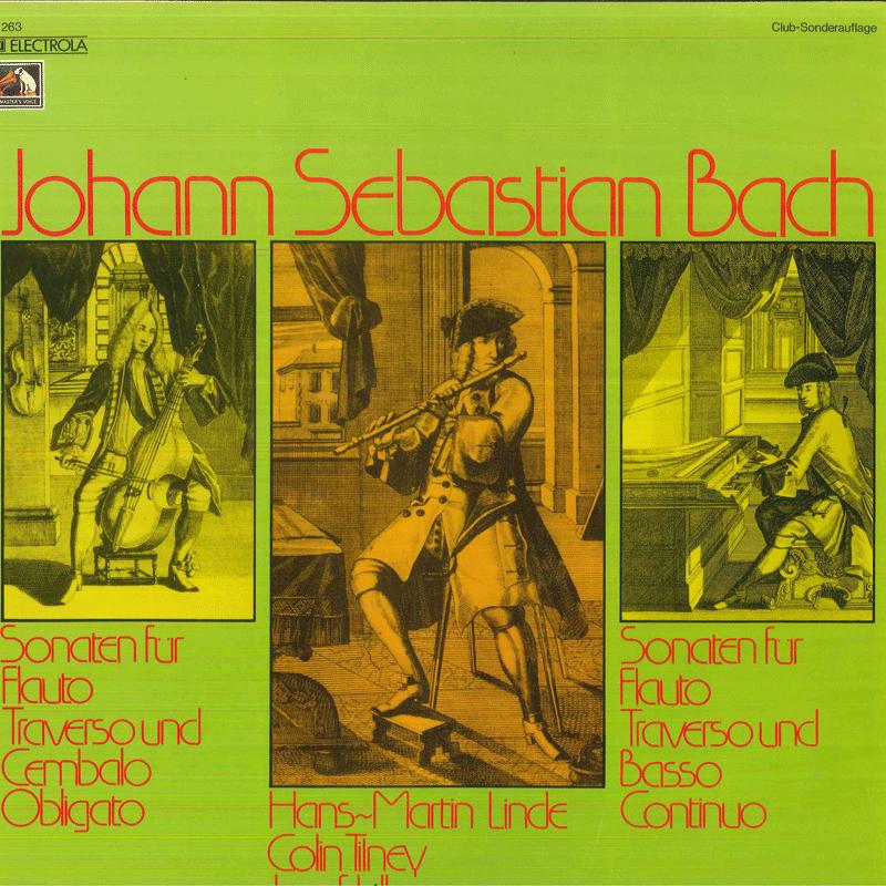 

LP Record HANS MARTIN LINDE, COLIN TILNEY, JO - J S Bach Flote Sonaten 642633 EMI ELECTROLA 1975 Germany Classical Used