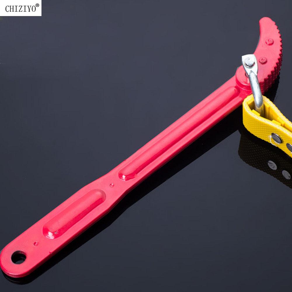 8" 12" klíč na řemínky Flexibilní protiskluzový nastavitelný gumový řemínek Vícenástrojový klíč Klíč na olejový filtr Instalatérský nástroj