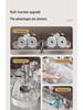 Wall-Mounted Bathroom Organizer with Suction Cup