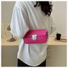 Trendy Street Style Fashionable Pu Leather Crossbody Bag 2023 Summer Small Square Bag