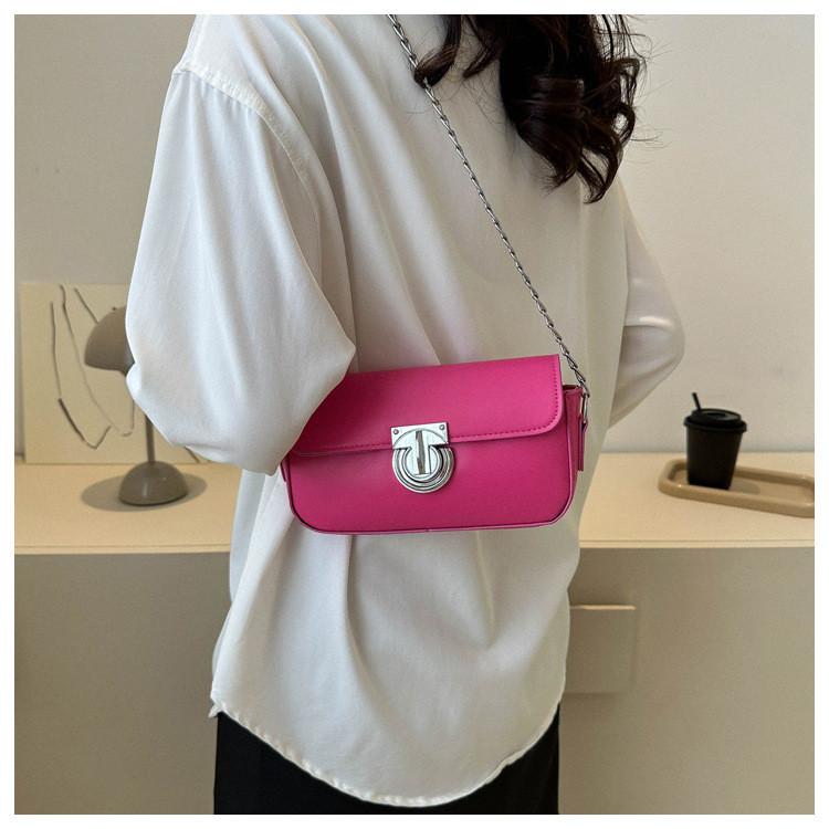 Trendy Street Style Fashionable Pu Leather Crossbody Bag 2023 Summer Small Square Bag