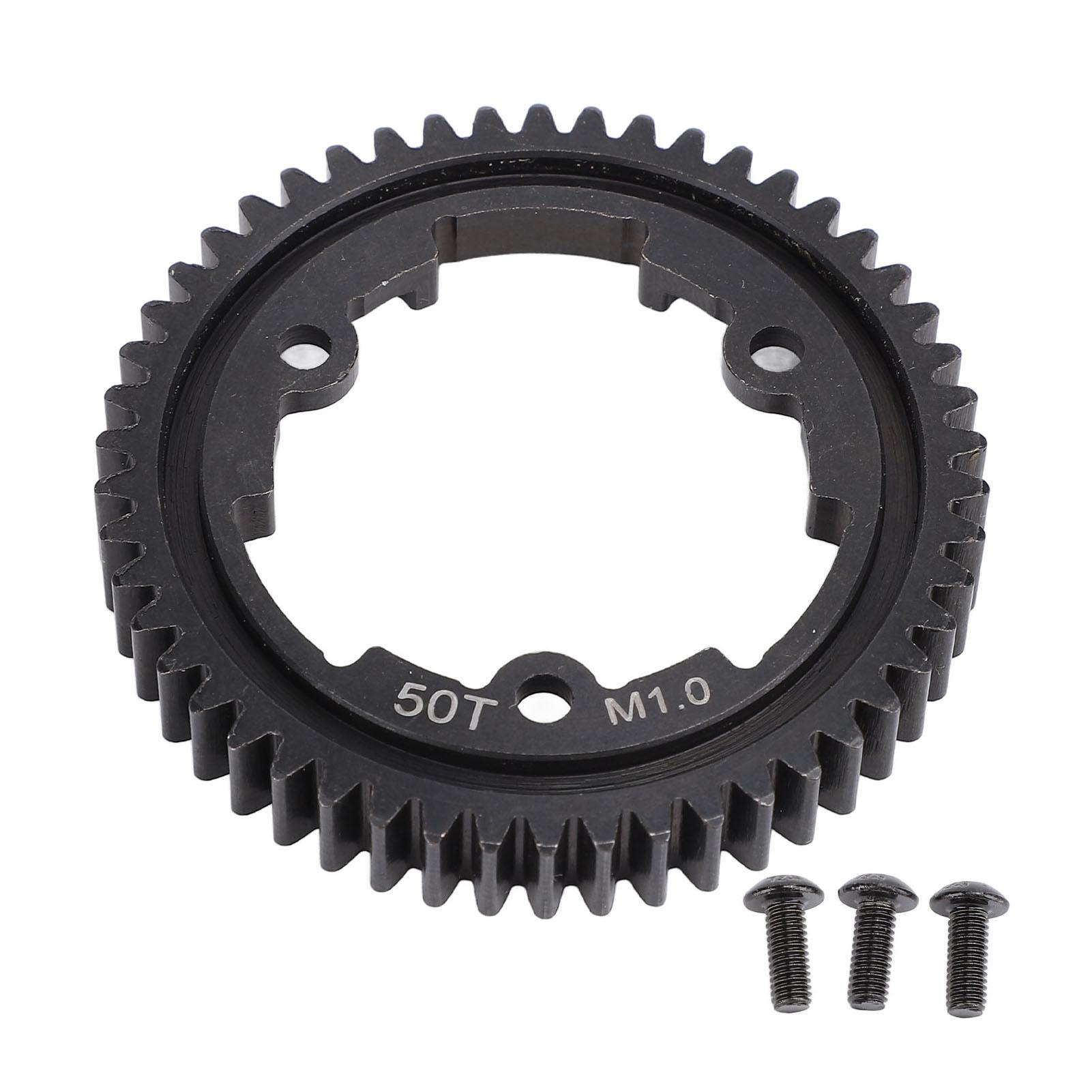 

50T M1 Main Spur Gear High Carbon Steel Low Vibration for XRT NEW MAXX XO1 EREVO 2.01
