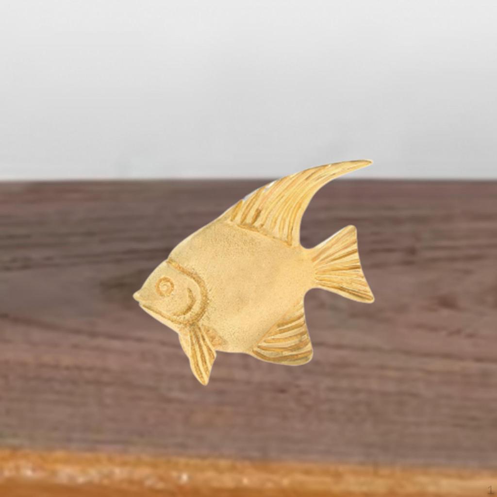 Messing Fisch Figur Dekoration Ornament Tiere für Tisch Schreibtisch Büro Zuhause