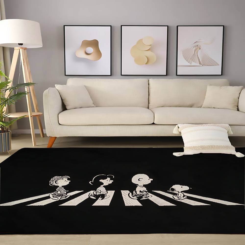 Cute S-Snoopy-S Floor Mats Home Laundry Rug Carpet For Living Room Decor Lounge Area Anti-slip Foot Mat Entrance Doormat