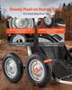 Game Carts for Hunting, 500LBS Deer Cart Game Hauler, Heavy-Duty Crawler Cart, All-Terrain Folding Deer Hauling Cart with Shock-Absorbing Tires,