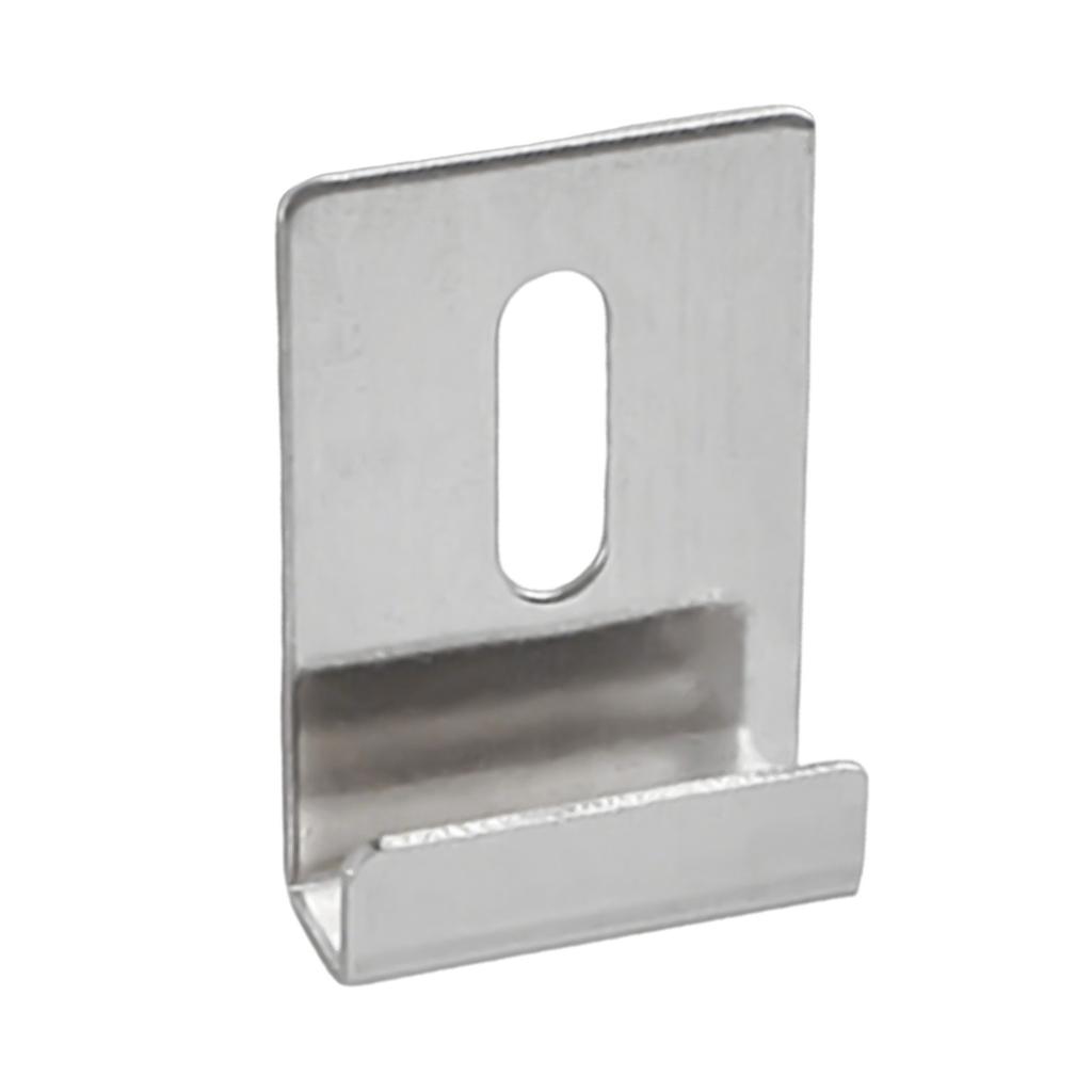 Stainless Steel Mirror Clips stand Hooks Wall Mounting Hanger Mirror Holder Clips for Wall Mounting Frameless Mirror