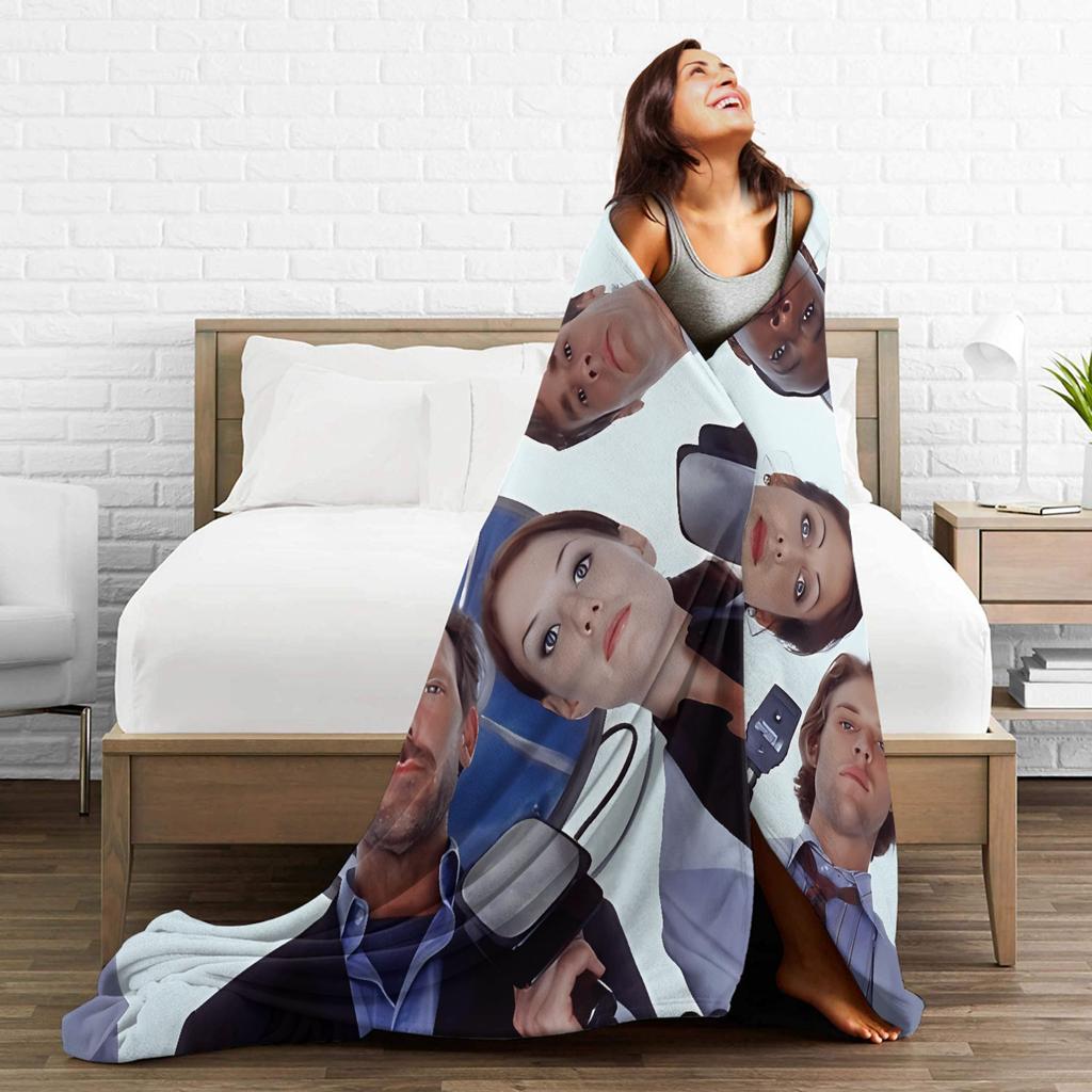 Dr Gregory House Flannel Blanket Super Warm Throw Blanket for Bedroom Travel Fashion Bedspread Sofa Bed Cover