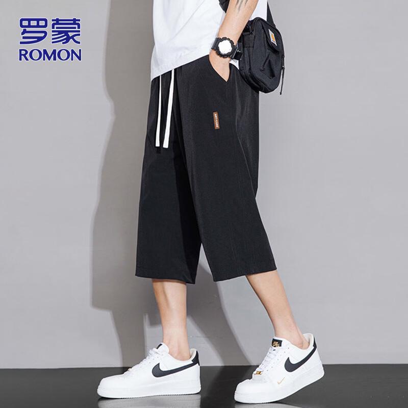 ROMON Men s Summer Cool Breathable Straight Casual Shorts XL