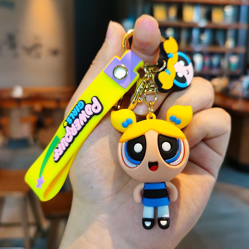 The Powerpuff Season,Suitable for Both Men and Women,Featuring Doll Keychains Backpacks,Car Decorations,and Birthday Gifts Girls