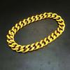 Plastic Big Chunky Chain Necklace 90s Hip Hop Gold Costume Necklace Photography Props Rapper Hip Hop Accessory Jewelry