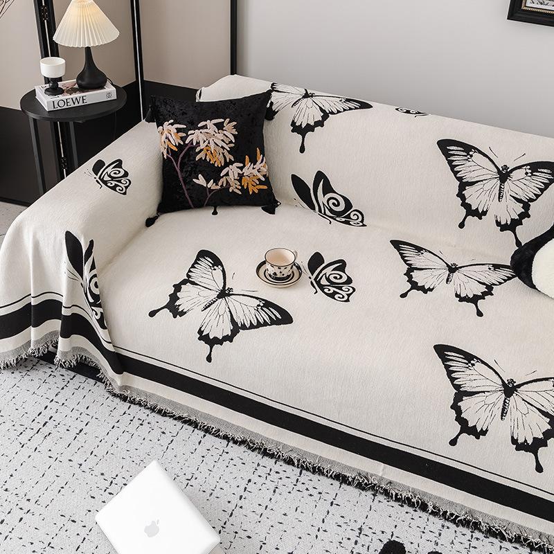 Chenille Sofa Cover Cloth Four Seasons Universal Anti-Scratching Full Covered Leather Sofa Cover