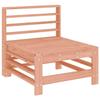 VidaXL Canapés Centraux de Jardin 2 pcs, Sièges avec Dossier, Meubles de Terrasse Patio Arrière-cour Balcon Extérieur, Bois 825644