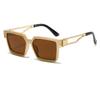 Retro Millionaire Sunglasses For Men Women Vintage Square Sunglasses Women Trendy Designer Fashion Glasses Gafas De Sol Hombre