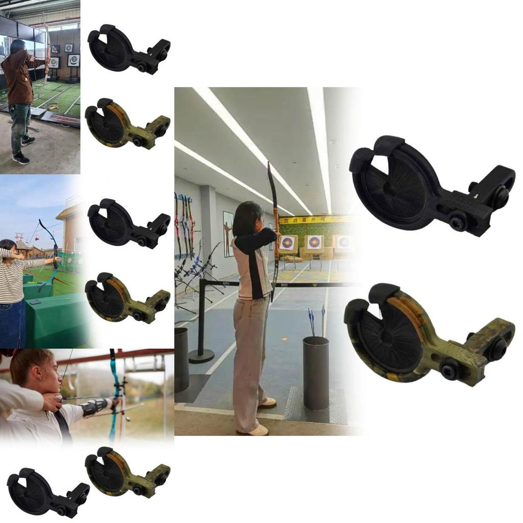 Traditional Bow Arrow Rest With Alloy And Brush Material For Archery Practice And Hunting