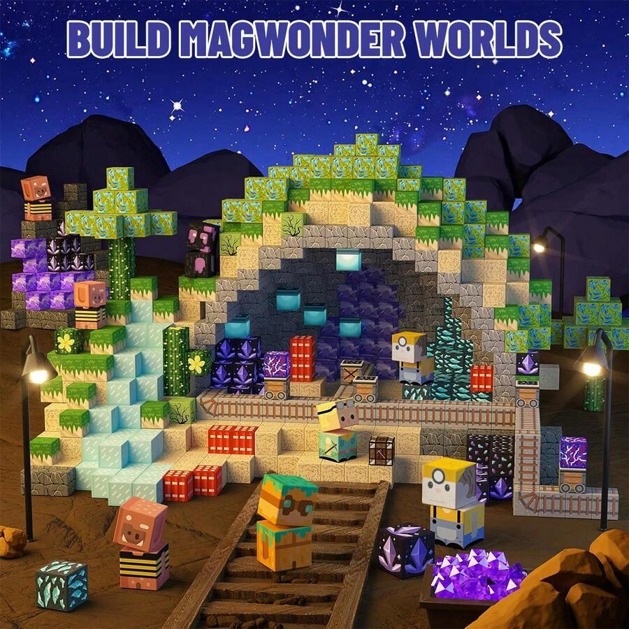 High-Quality Magnetic High-Quality Building High-Quality Block Construction pieces High-Quality Toy High-Quality Mine High-Quality Stacking