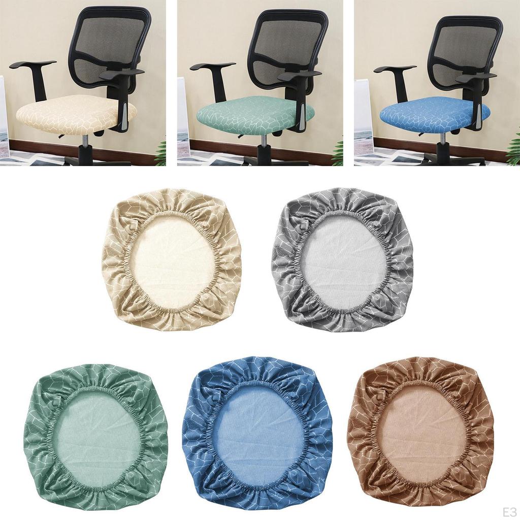 Elastic Office Chair Cover Protector Washable Non-Slip Anti-Slip Computer Seat Cushion