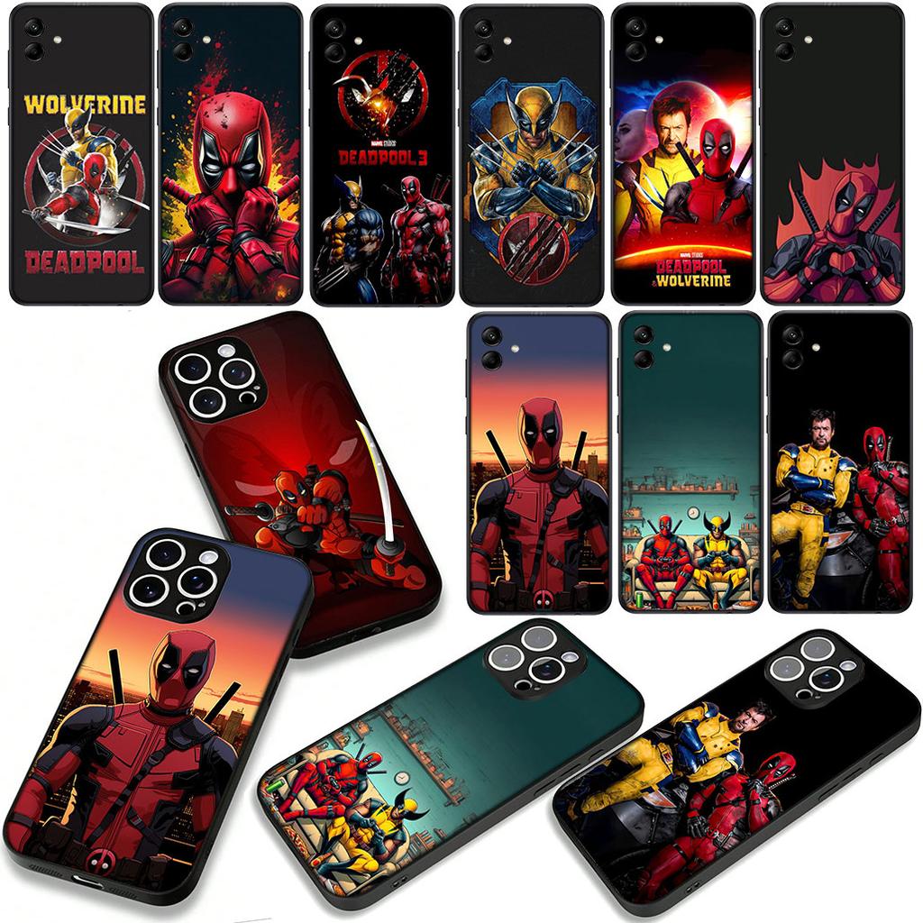 Phone Cover for Xiaomi Redmi 15C 15 A4 A5 9A 9T 10A 10C 9C NFC Note 11 9 10 Pro 8T Case Marvel Wolverine Movie Deadpool Casing