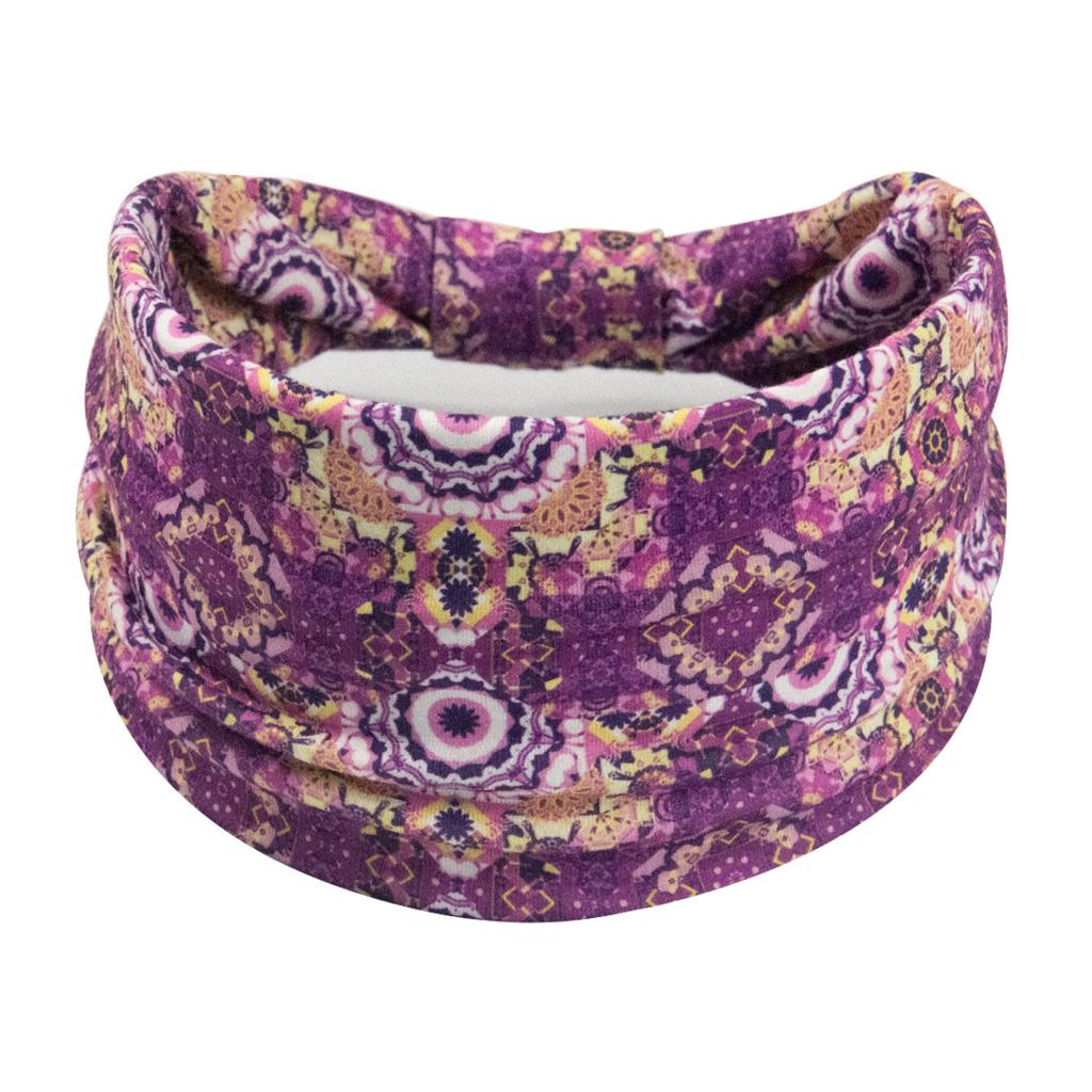 Bohemian Cashew Yoga Übung Stirnband Anti Schweiß und Feuchtigkeit Absorbieren Elastische Baumwolle Stirnband Knoten Stirnband