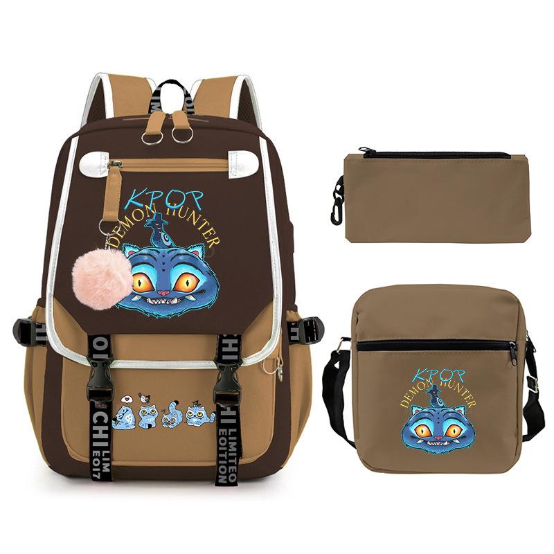 Animation Cartoon Personalized Printing Large Capacity Children'S Backpack Primary And Secondary School Schoolbag Leisure Suit
