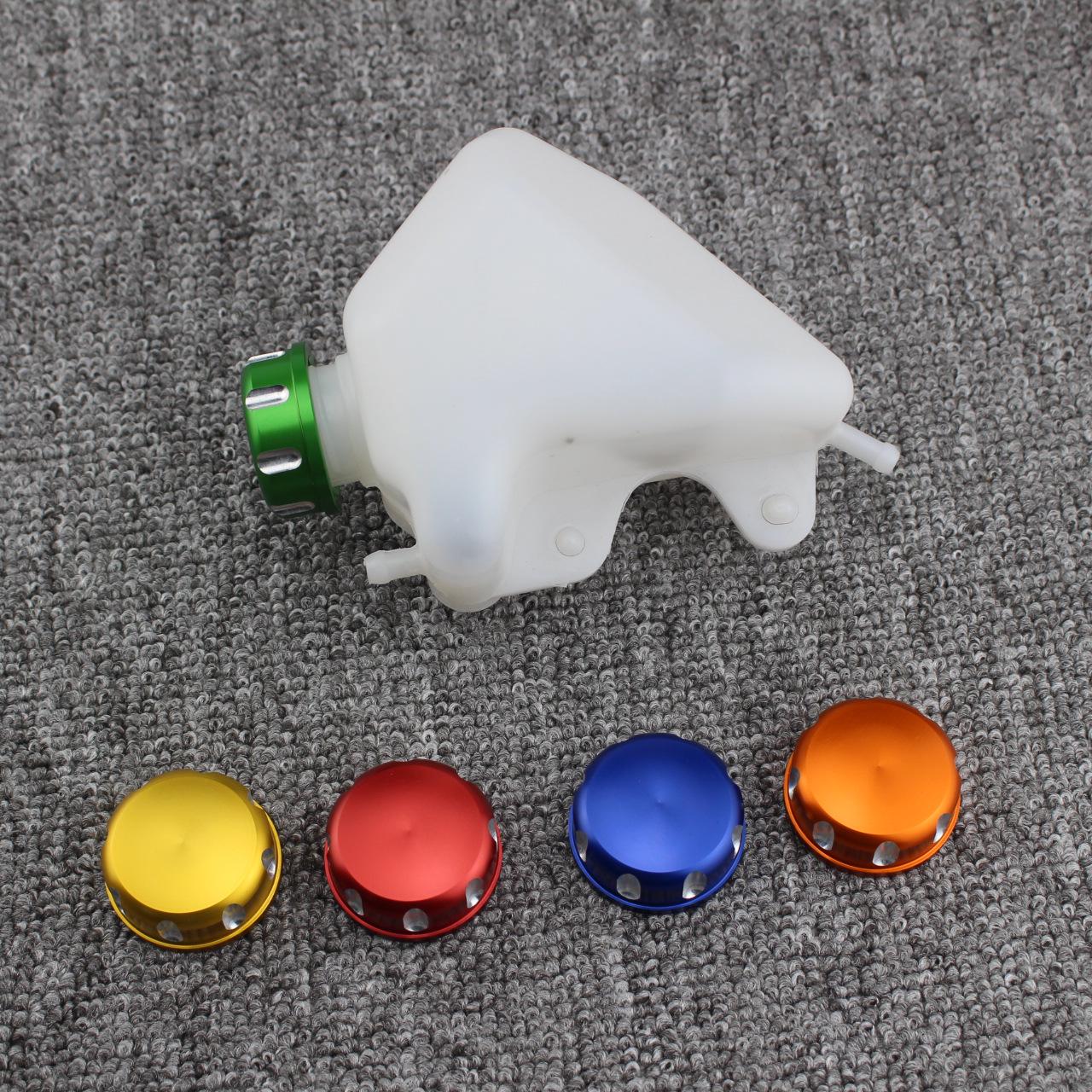 Kawasaki KLX250 Coolant Reservoir Overflow Bottle Bottle + Green Cap