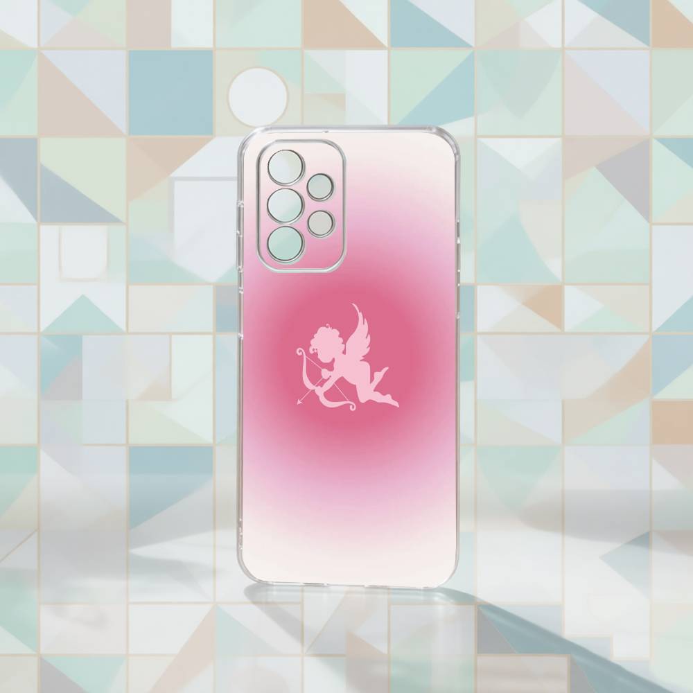 Cupid's Arrow Phone Case For Samsung S25,S24,S21,S22,S23,S30,Ultra,S20,Plus,Fe Transparent Cover