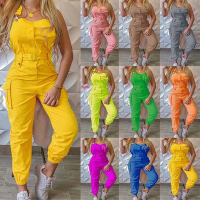 Haberler Kadın Bodycon Tulum Düz Günlük Bodyler Bayan Uzun Tulum Tulum Boyut S-5XL