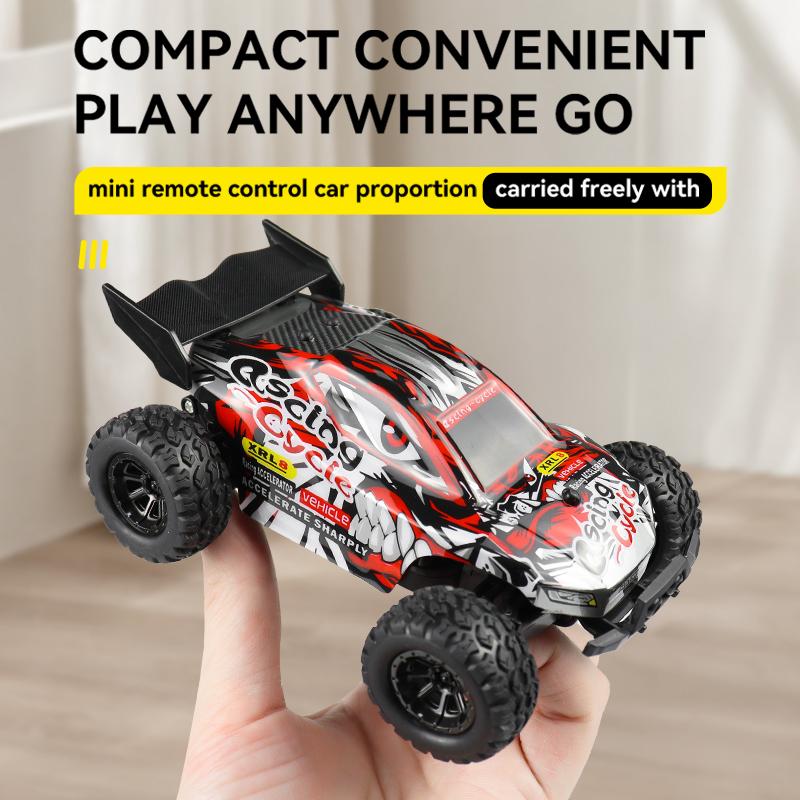 1:32 Mini RC Car With Camera 20Km/h Remote Control Off-Road High Speed Racing Drift Children Electric Toy Crawler for Kids Gift