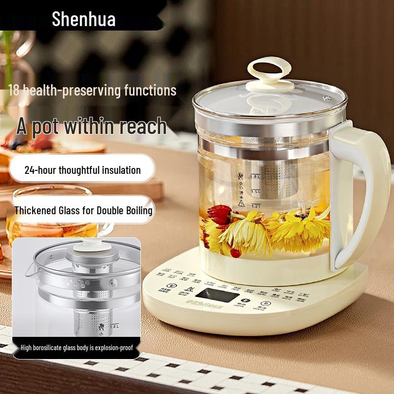 Genuine Health 1.8L Automatic Multi-functional Kettle for Tea and Floral Infusions