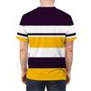 Men Bird Striped T Shirt Short Sleeve O-Neck TShirt Vintage Sport Casual Large Size T-Shirts Men’s