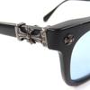 Great CHROME HEARTS Sunglasses COX UCKER CH Cross Eyewear Matt Black 925 Mens Used