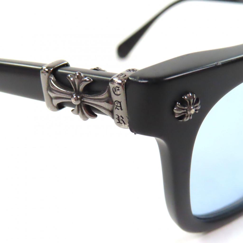 Great CHROME HEARTS Sunglasses COX UCKER CH Cross Eyewear Matt Black 925 Mens Used