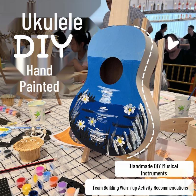 DIY Ukulele Craft Kit: Beginner-Friendly Handmade Small Guitar for Kids