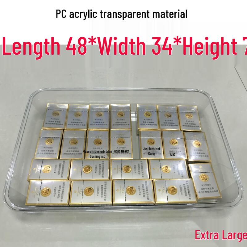 Rectangular Plastic Food Display Tray